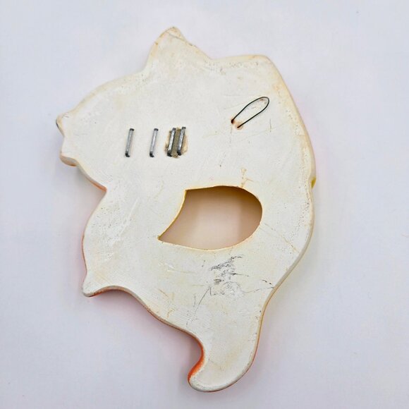 Vintage Koi Goldfish Fish Chalkware Orange Yellow Miller Studio 1977 MCM Read - Picture 8 of 16